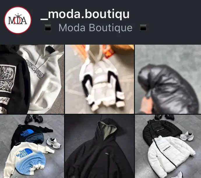 اسکرین‌شات پیج _moda.boutiqu