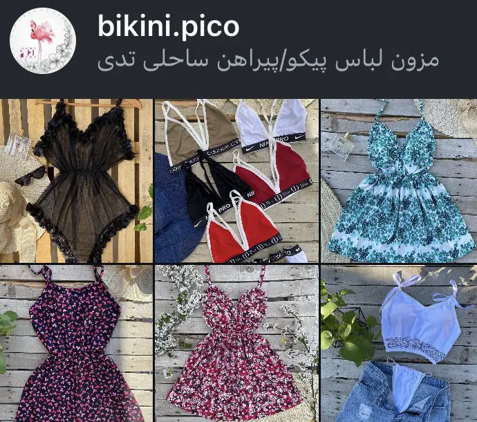 اسکرین‌شات پیج bikini.pico