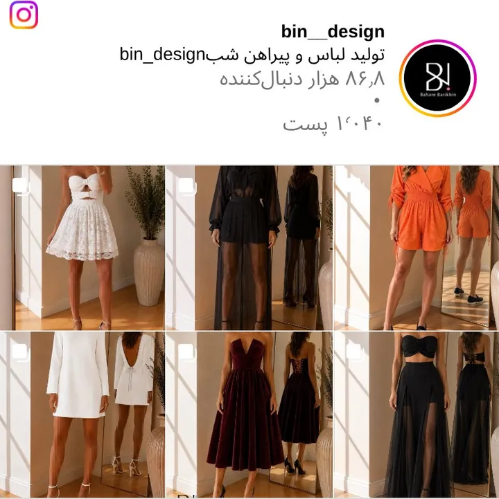 اسکرین‌شات پیج bin__design