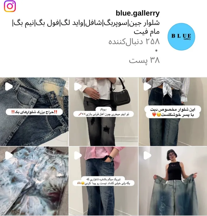 اسکرین‌شات پیج blue.gallerry