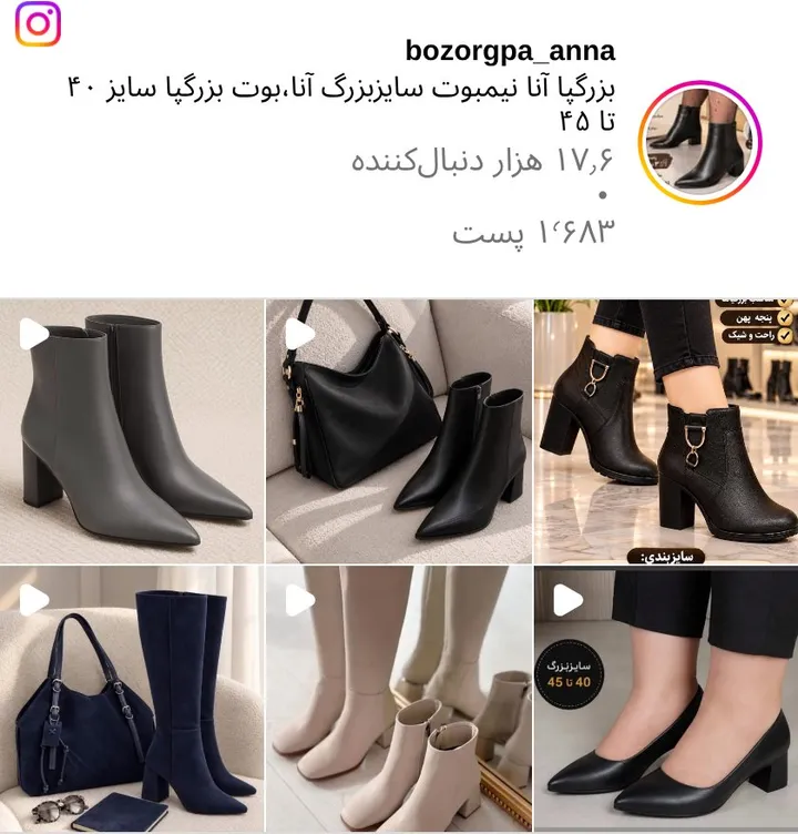 اسکرین‌شات پیج bozorgpa_anna