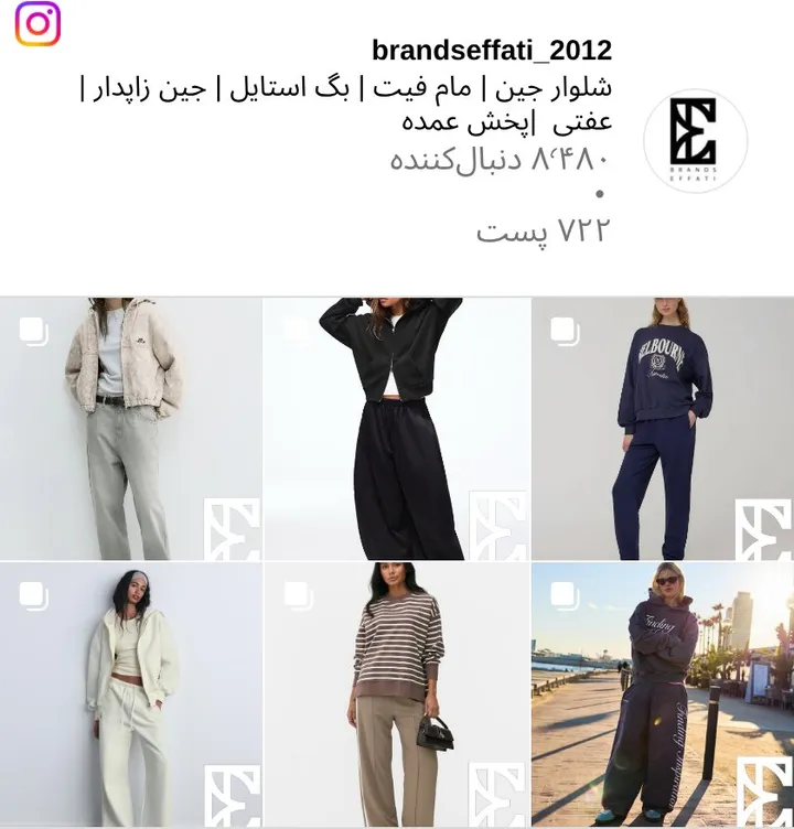 اسکرین‌شات پیج brandseffati_2012