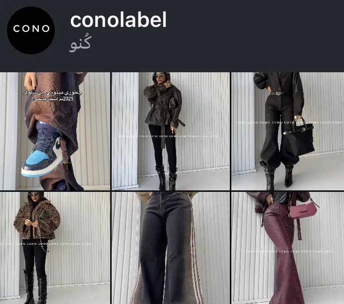 اسکرین‌شات پیج conolabel
