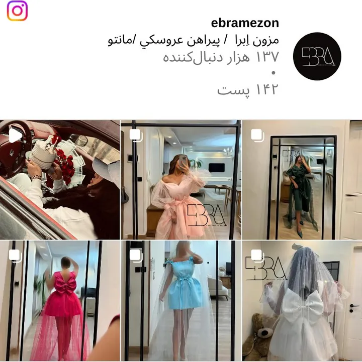 اسکرین‌شات پیج ebramezon