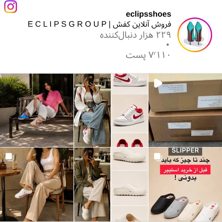 اسکرینشات پیج eclipsshoes