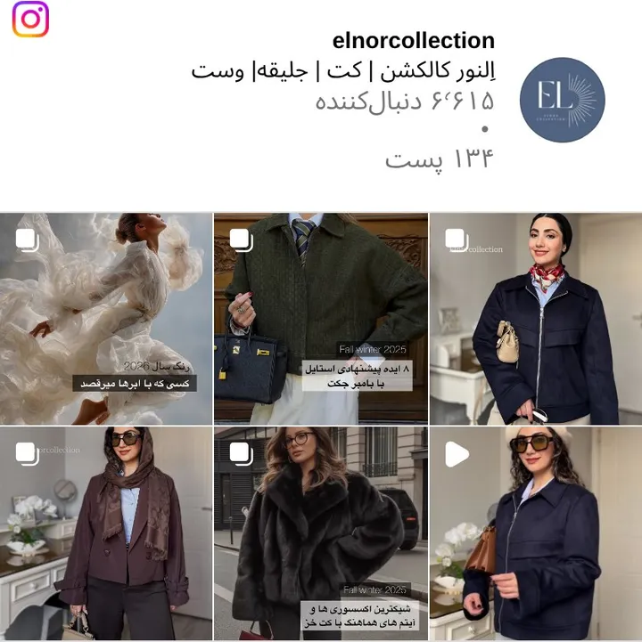 اسکرین‌شات پیج elnorcollection