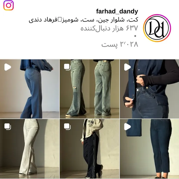 اسکرین‌شات پیج farhad_dandy