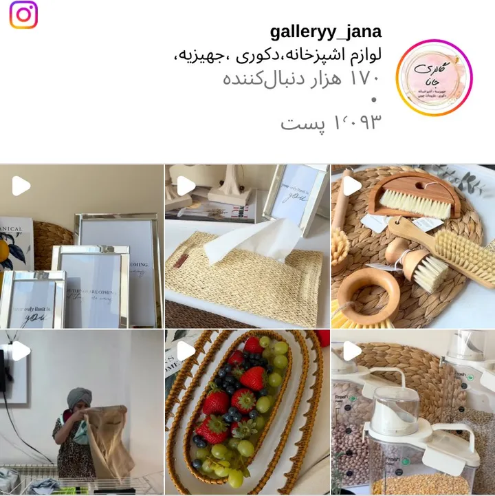 اسکرین‌شات پیج galleryy_jana