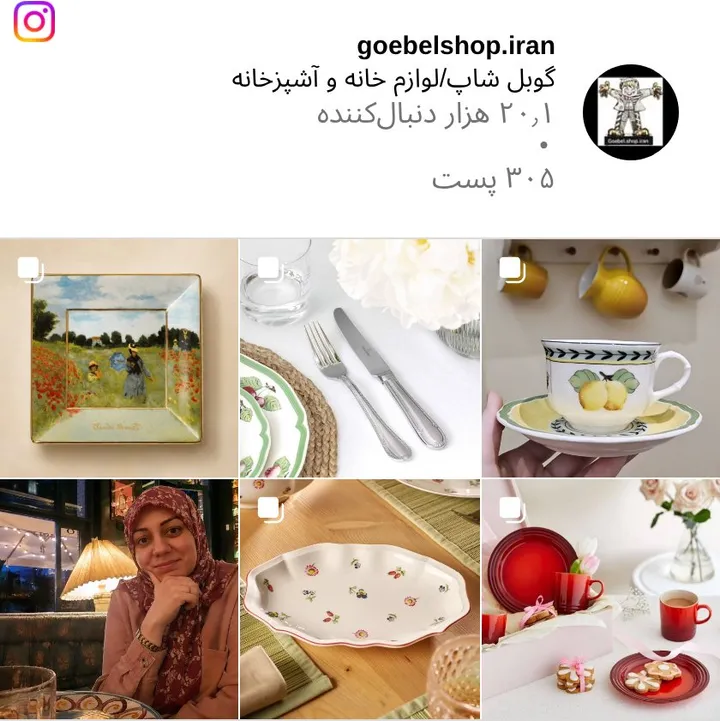 اسکرین‌شات پیج goebelshop.iran
