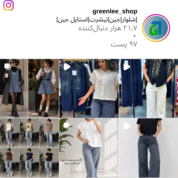 اسکرین‌شات پیج greenlee_shop