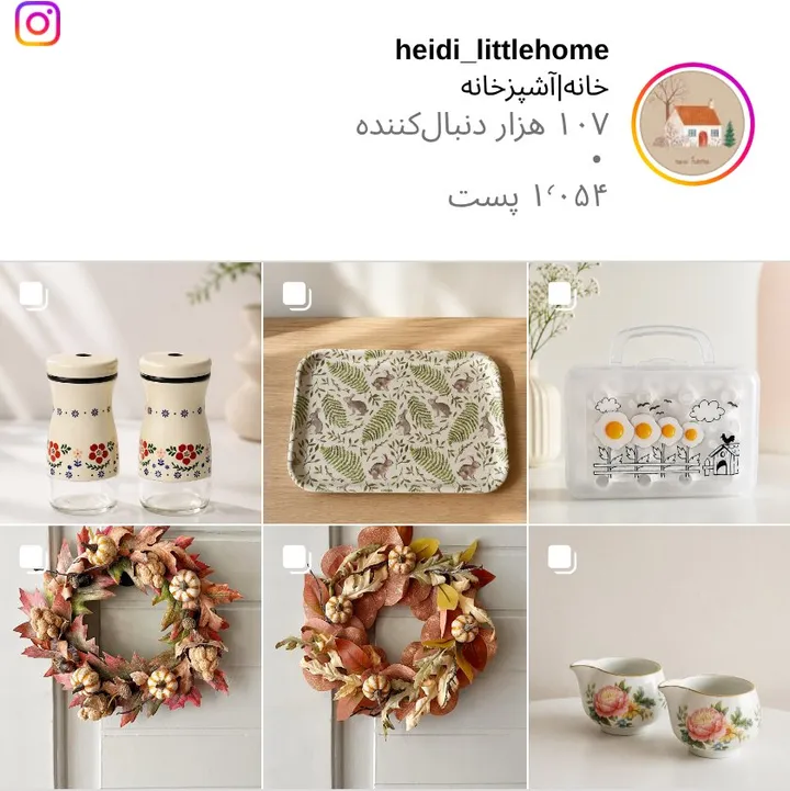 اسکرین‌شات پیج heidi_littlehome