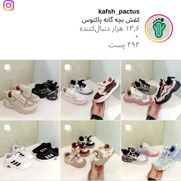 اسکرین‌شات پیج kafsh_pactus