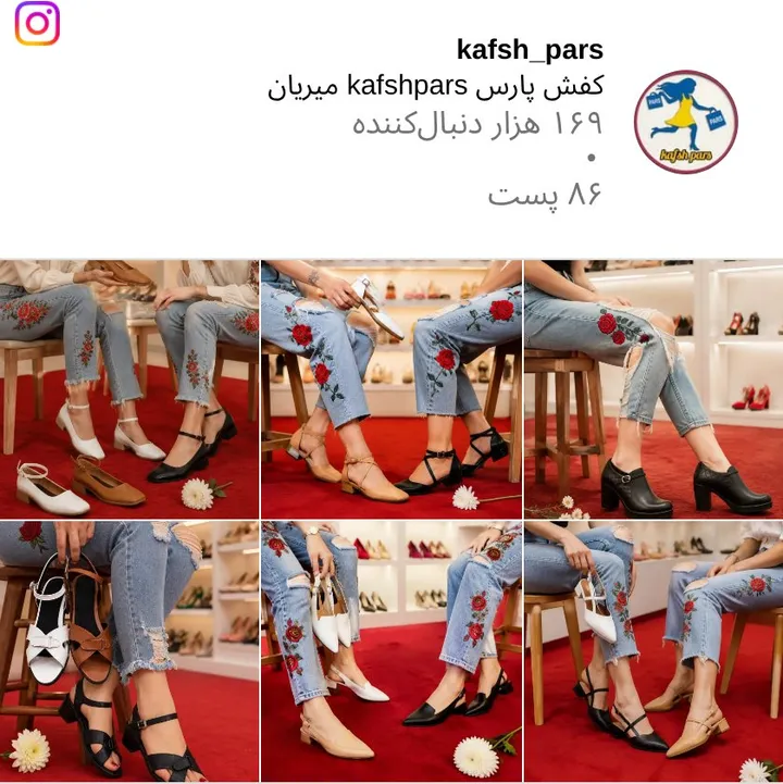 اسکرینشات پیج kafsh_pars