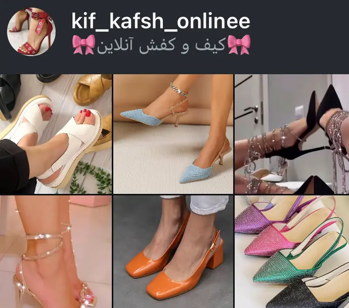 اسکرین‌شات پیج kif_kafsh_onlinee