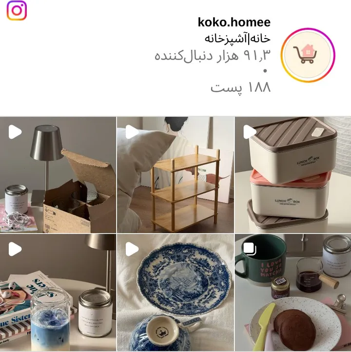 اسکرین‌شات پیج koko.homee