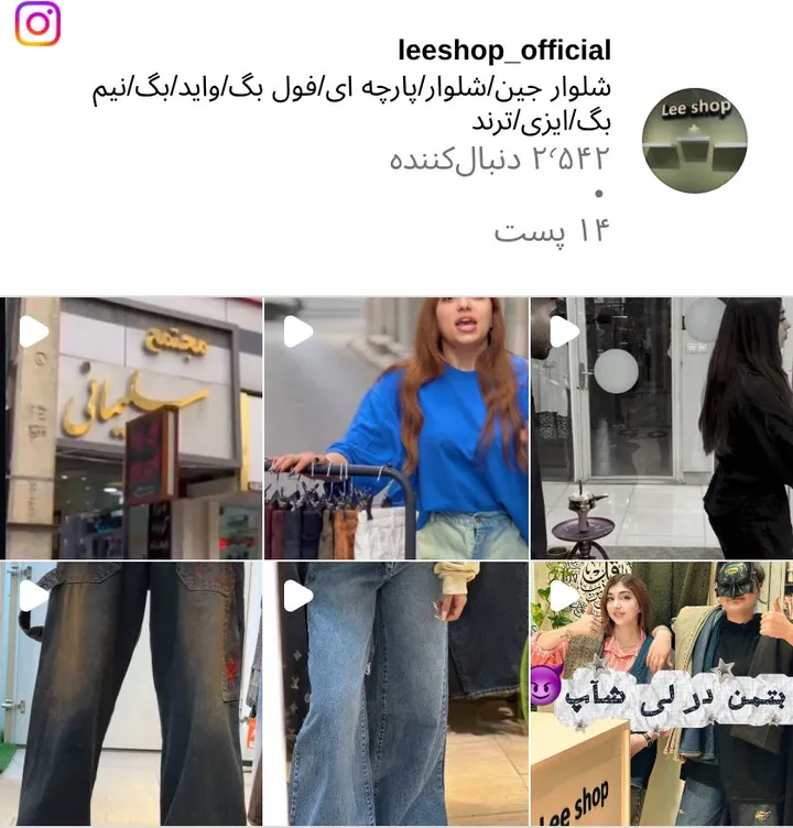 اسکرین‌شات پیج leeshop_official