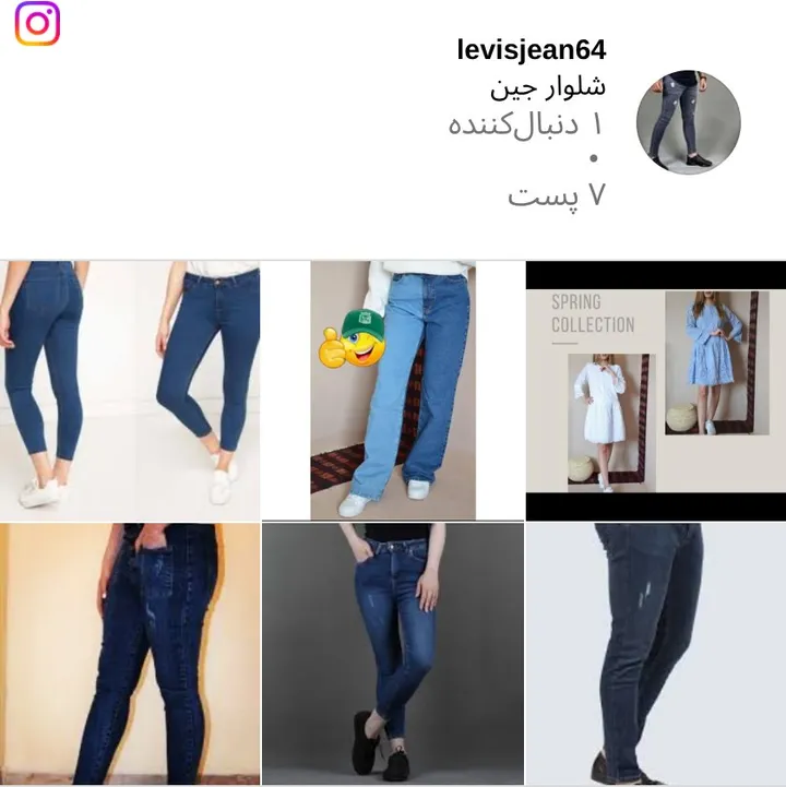 اسکرین‌شات پیج levisjean64