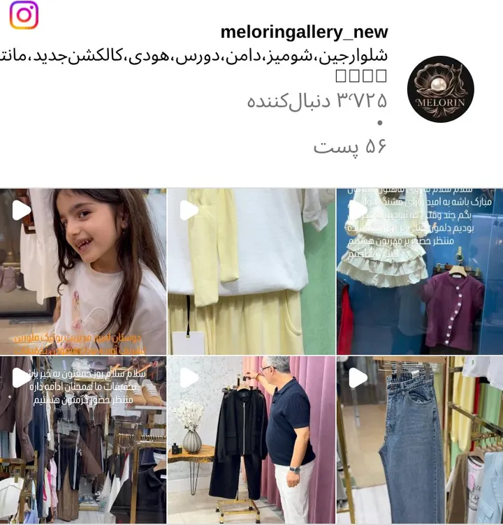 اسکرین‌شات پیج meloringallery_new
