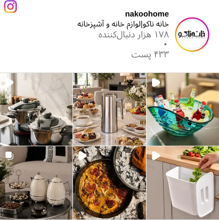 اسکرین‌شات پیج nakoohome