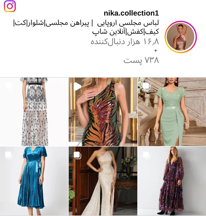 اسکرین‌شات پیج nika.collection1