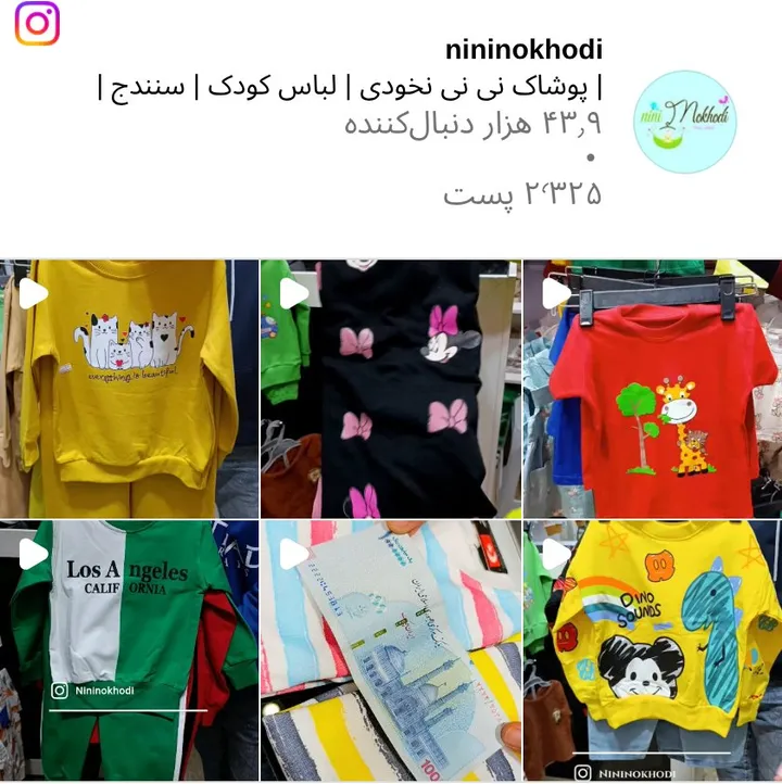 اسکرین‌شات پیج nininokhodi