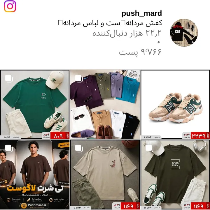 اسکرین‌شات پیج push_mard