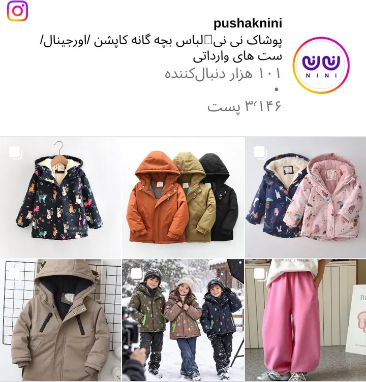 اسکرین‌شات پیج pushaknini