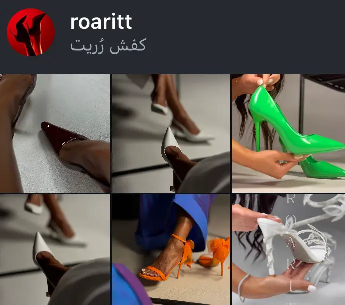 اسکرین‌شات پیج roaritt