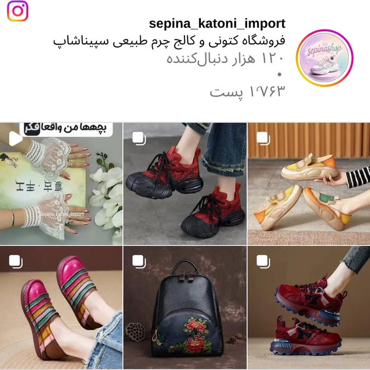 اسکرین‌شات پیج sepina_katoni_import