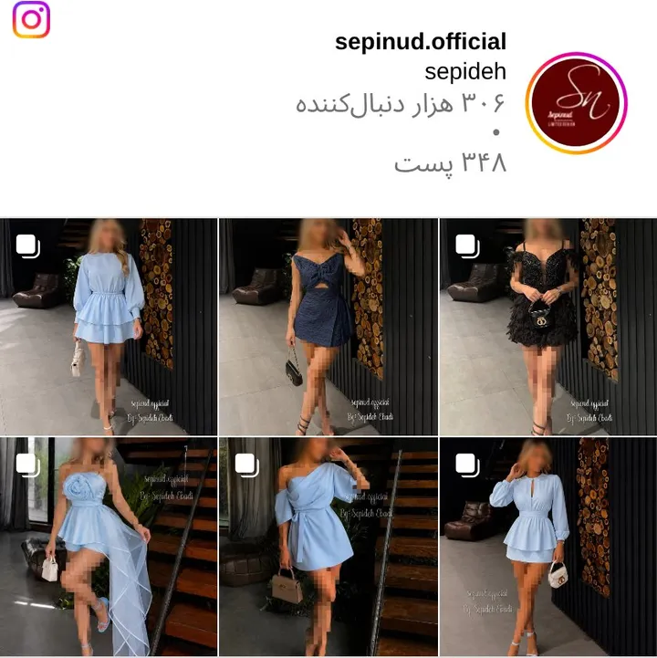 اسکرینشات پیج sepinud.official