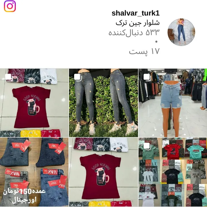 اسکرینشات پیج shalvar_turk1