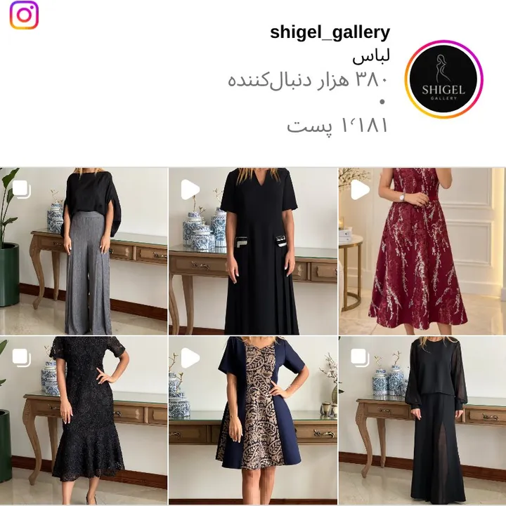 اسکرین‌شات پیج shigel_gallery