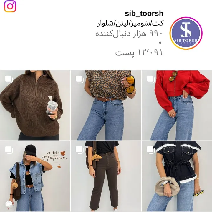 اسکرین‌شات پیج sib_toorsh