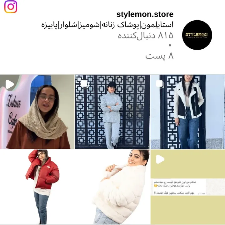 اسکرین‌شات پیج stylemon.store